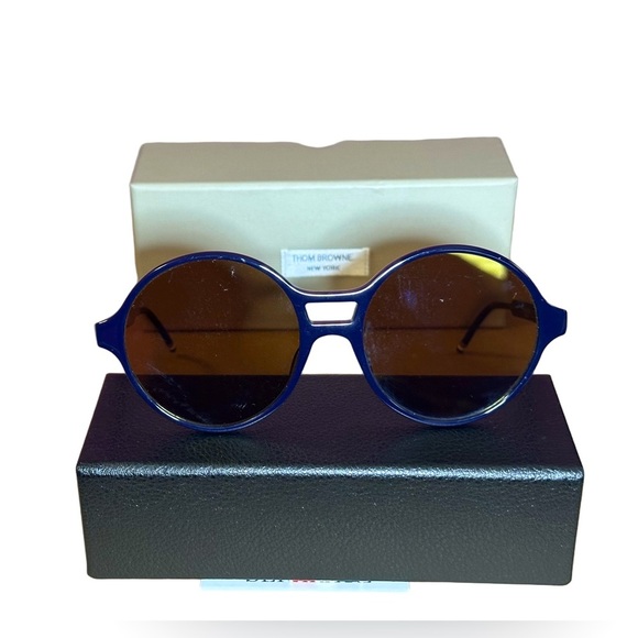 Thom Browne Accessories - Authentic Thom Browne 58MM Round Sunglasses – Navy – NIB